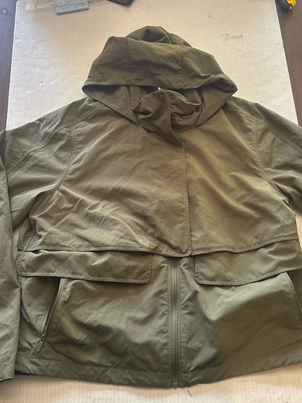 Lululemon Athletica Olive Green Always Effortless Hooded Jacket